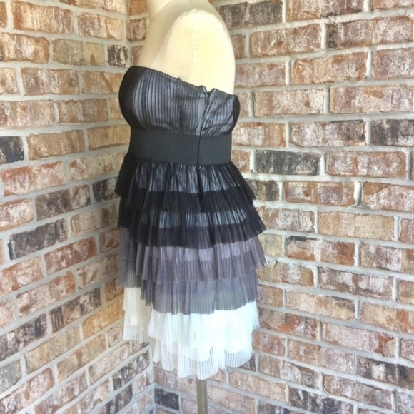 As U Wish Layered Cocktail Strapless Dress M - Picture 2 of 5